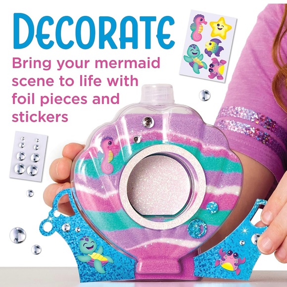 Creativity for Kids Sand Art Kit: Mermaid - Mermaid Gifts for Girls Ages 6-8+ - Picture 8 of 9